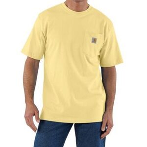 NWOT Carhartt Men's Yellow Short Sleeve Tee